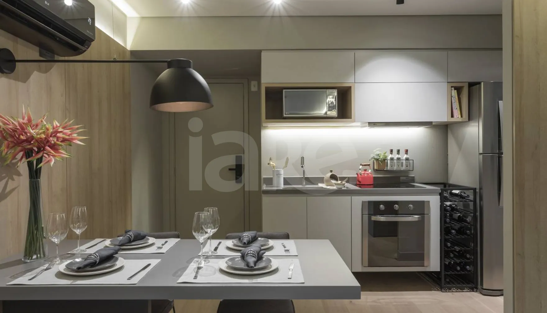 Downtown Nova República - Apartamento com 43,33 m², em Centro — foto 2