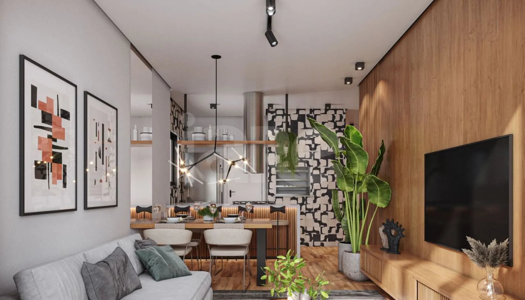 Onipotente Residence - Garden com 154,89 m², em Zona Nova — foto 2