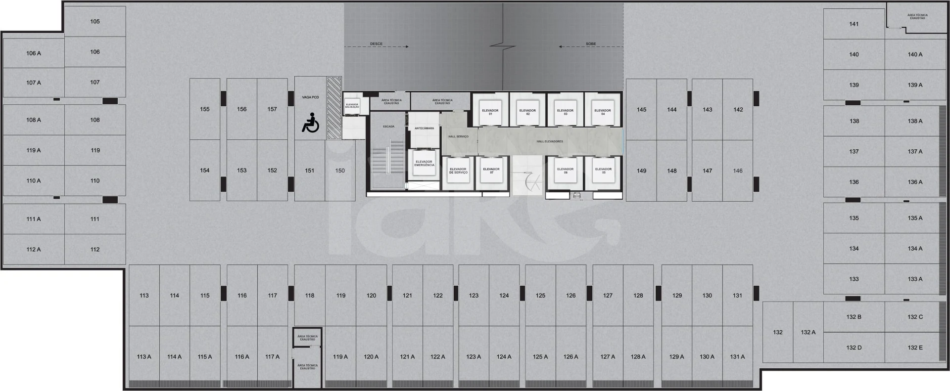 Planta — Pavimento subsolo 2