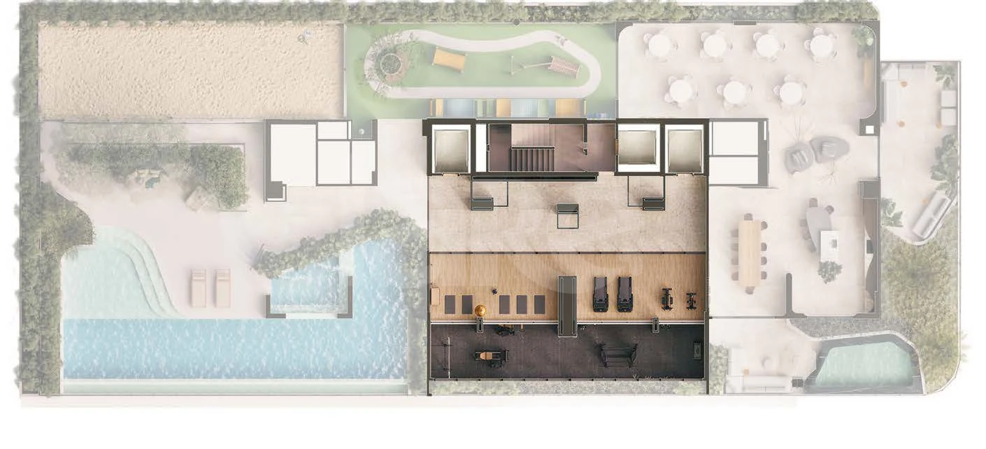 Planta — Pavimento lazer 2