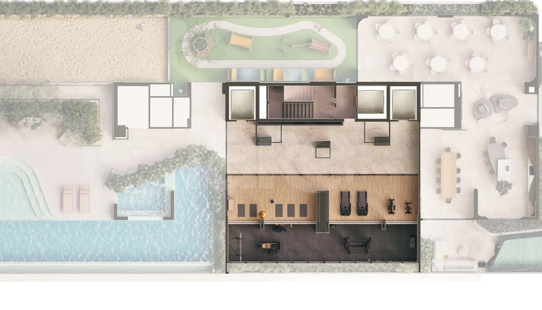 Planta — Pavimento lazer 2