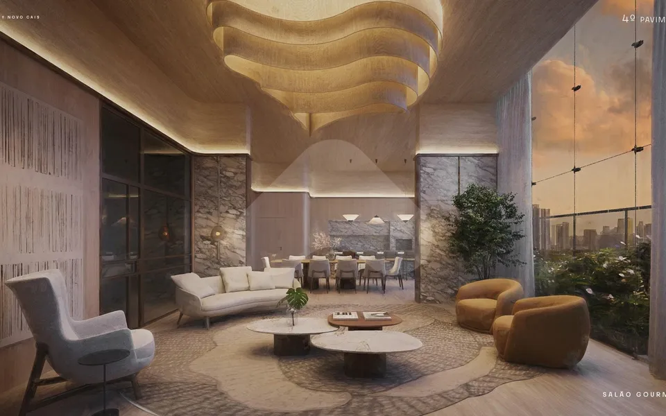 Infinity Novo Cais - Apartamento com 34,22 m², em São José — foto 6