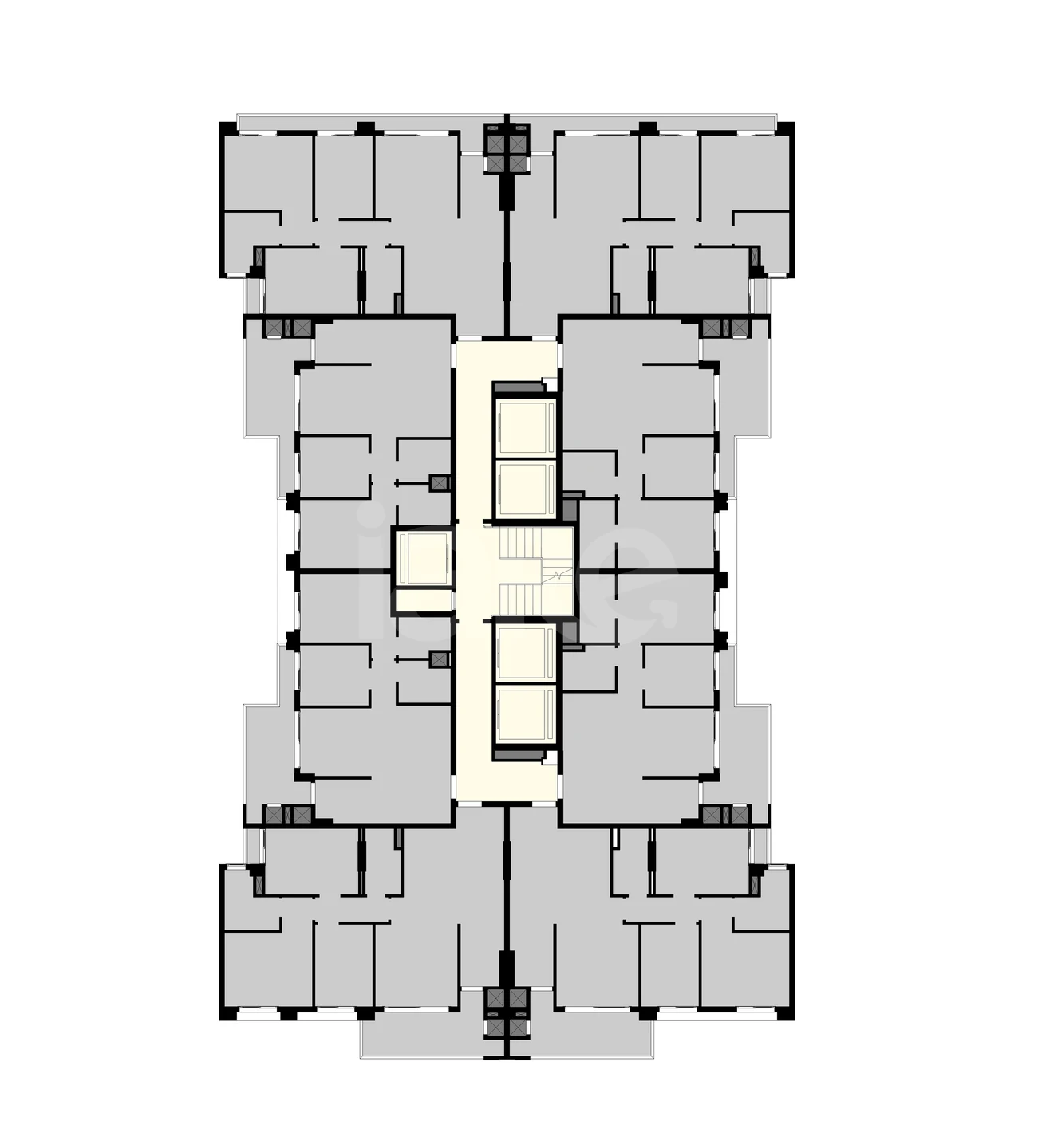 Planta — Pavimento 25