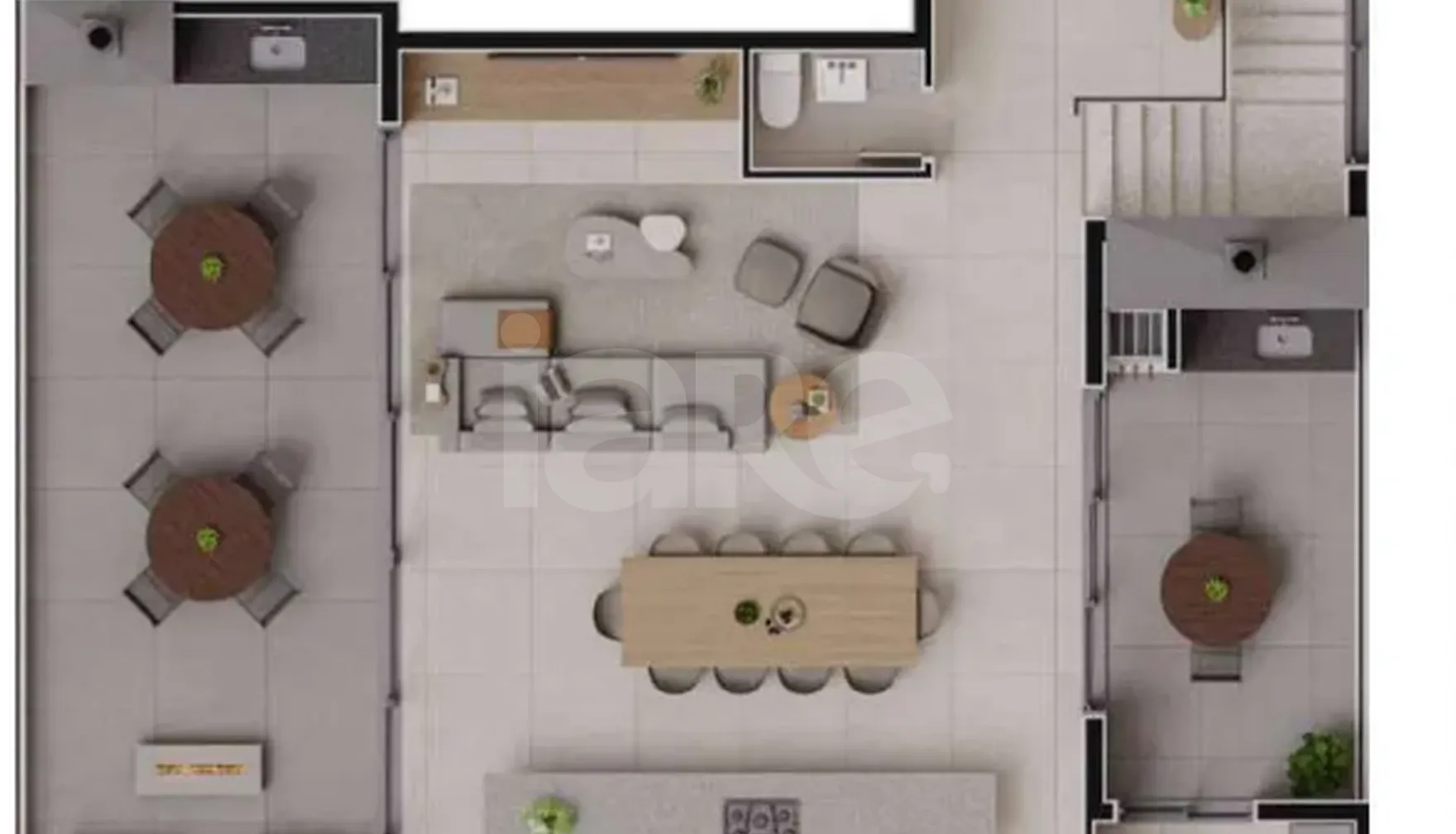 Planta — Cobertura Duplex 231,08 m²
