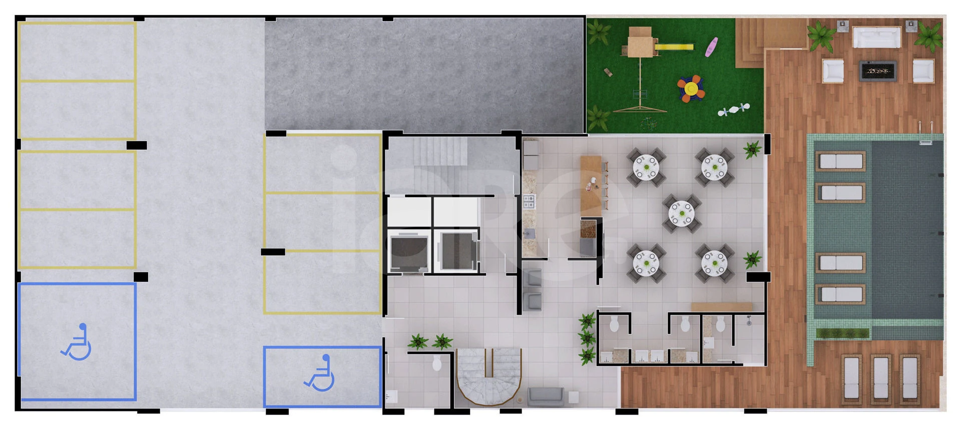 Planta — Pavimento lazer 1