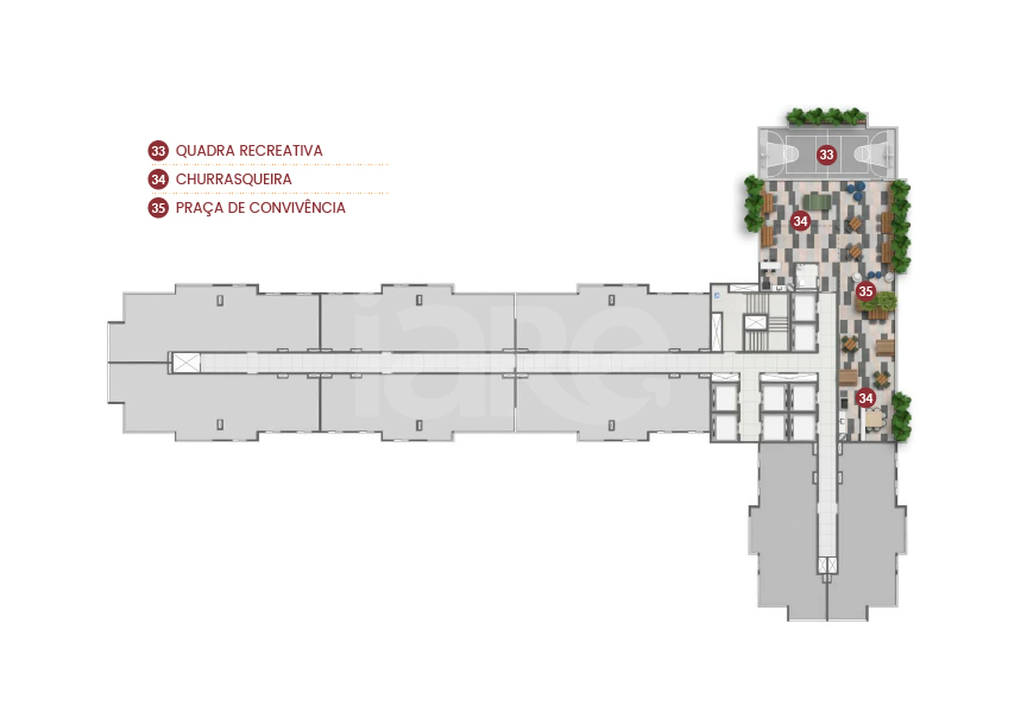 Planta — Pavimento rooftop