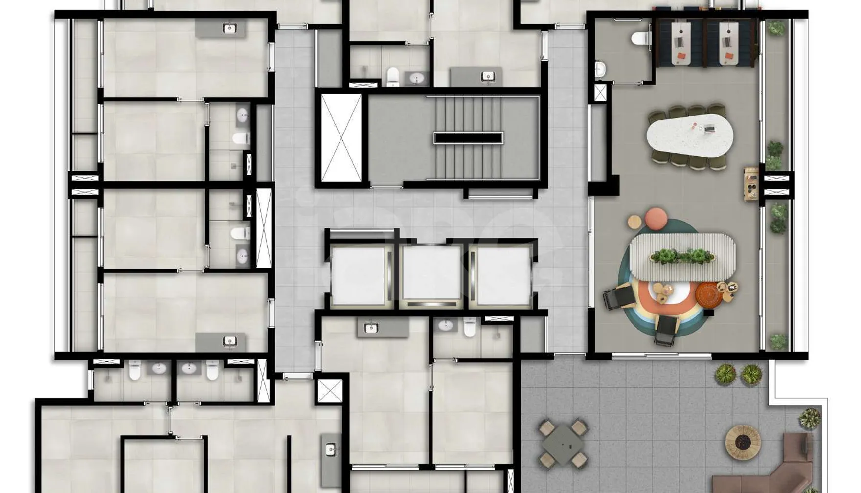Planta — Pavimento 16