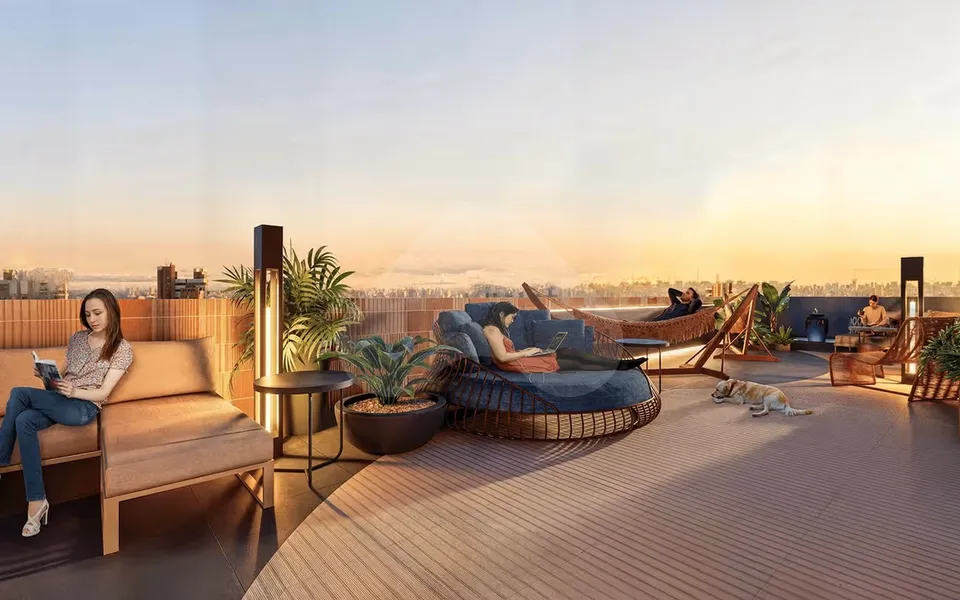 Verde Città - Apartamento com 27,58 m², em Consolação — foto 15