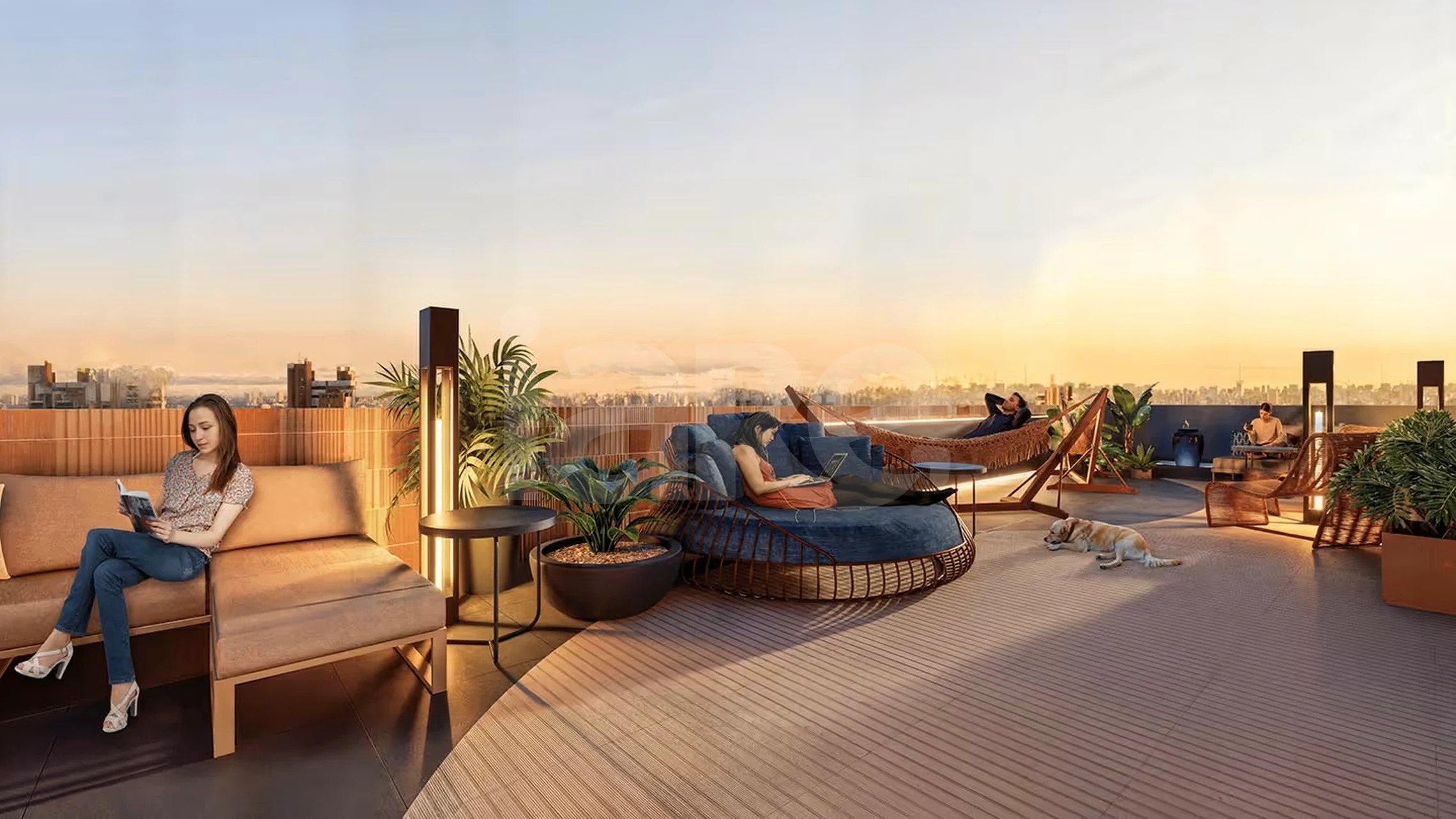 Verde Città - Apartamento com 27,58 m², em Consolação — foto 15