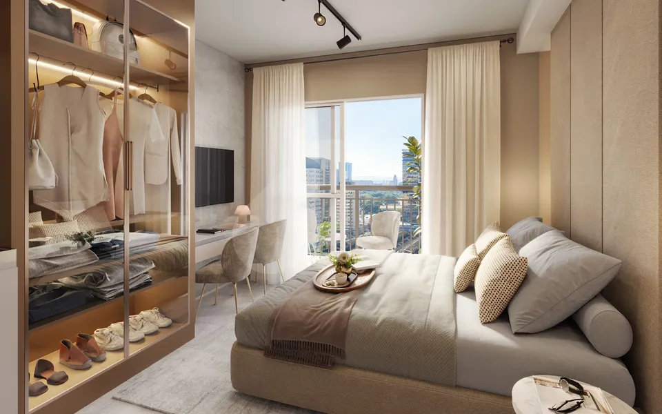 Novvo Estação Largo Treze - Apartamento com 25 m², em Santo Amaro — foto 3