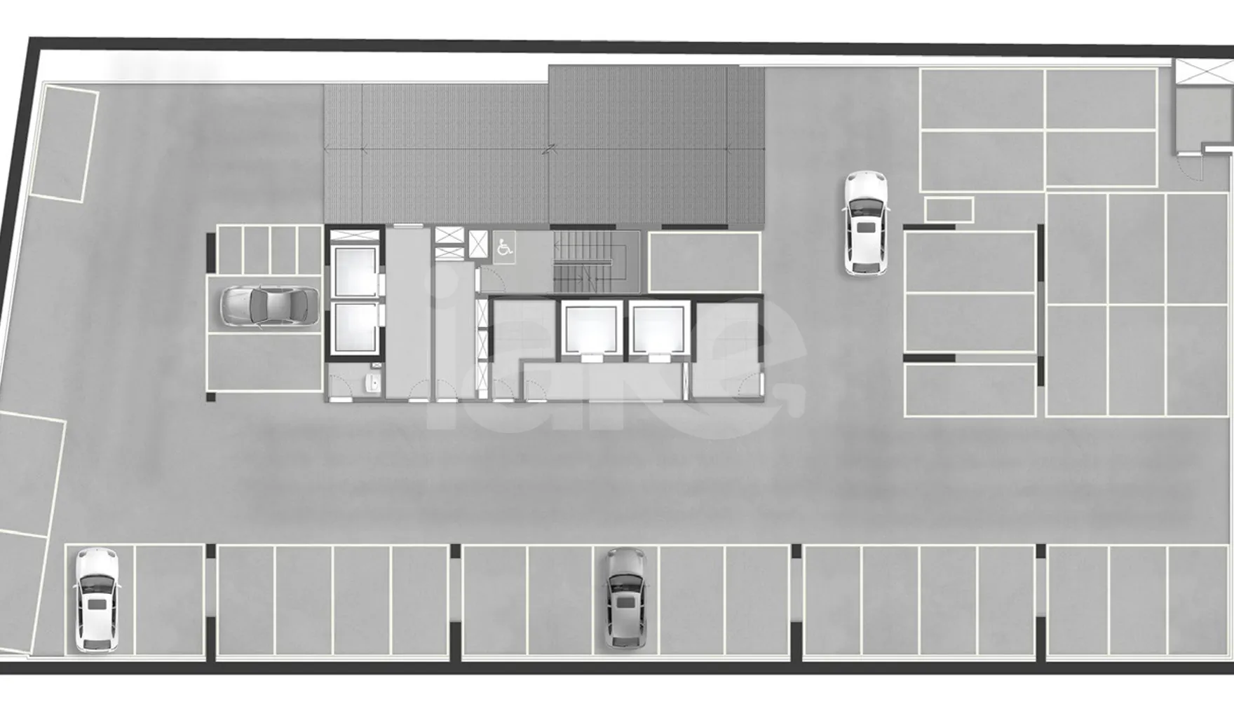 Planta — Pavimento subsolo 4