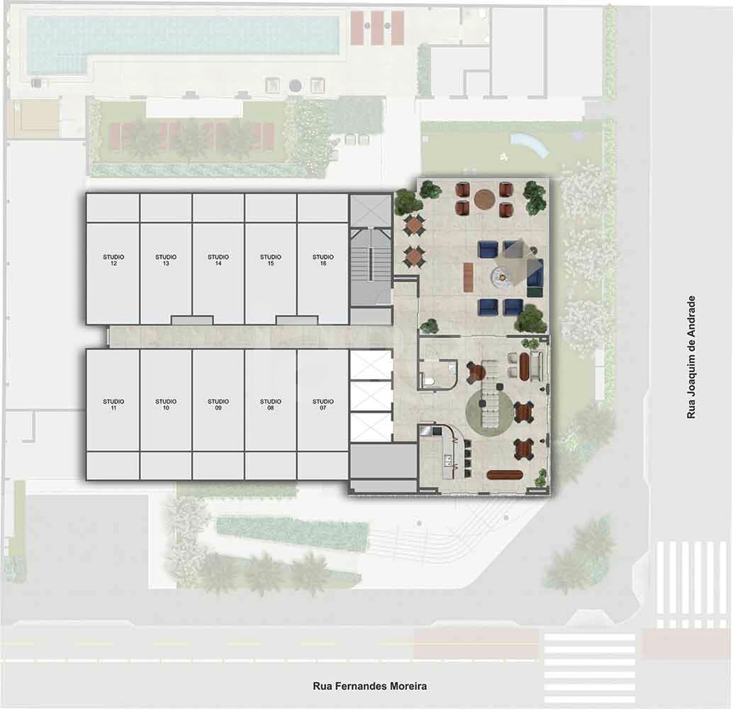 Planta — Pavimento rooftop