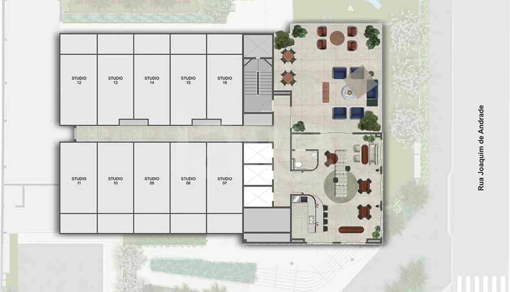 Planta — Pavimento rooftop