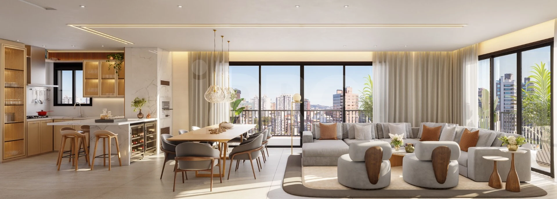 City Garten - Apartamento com 149 m², em Setor Marista — foto 4