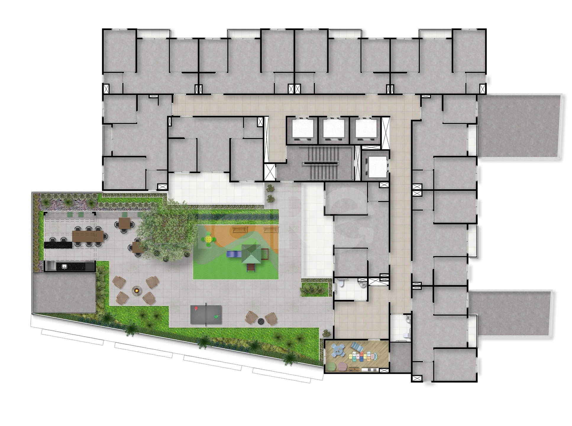 Planta — Pavimento 1