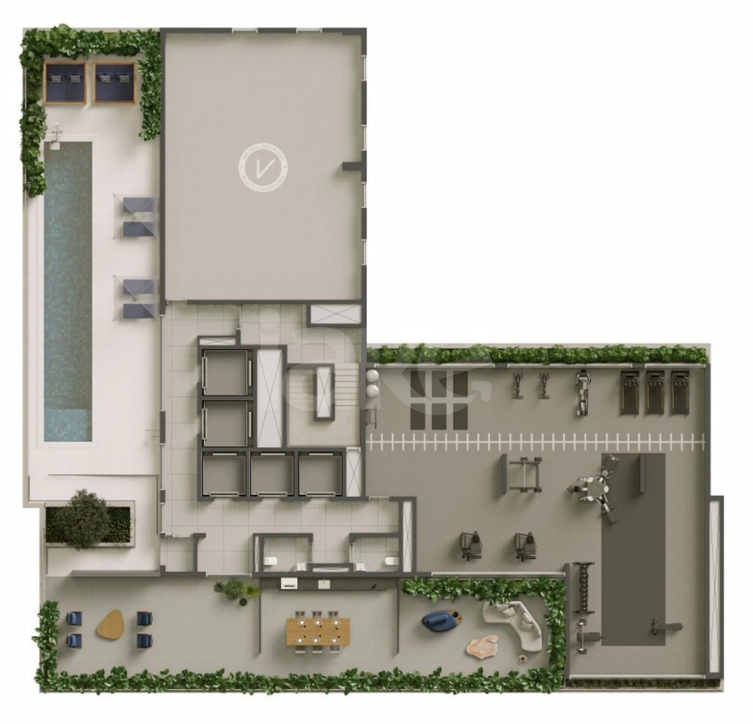Planta — Pavimento 22