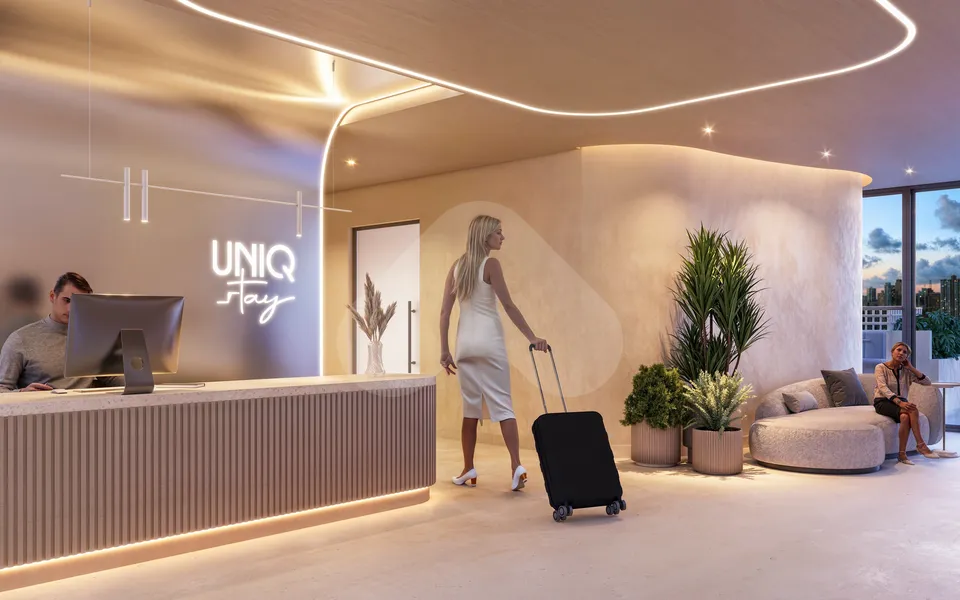 Uniq Stay - Studio com 22,14 m², em Cabo Branco — foto 7