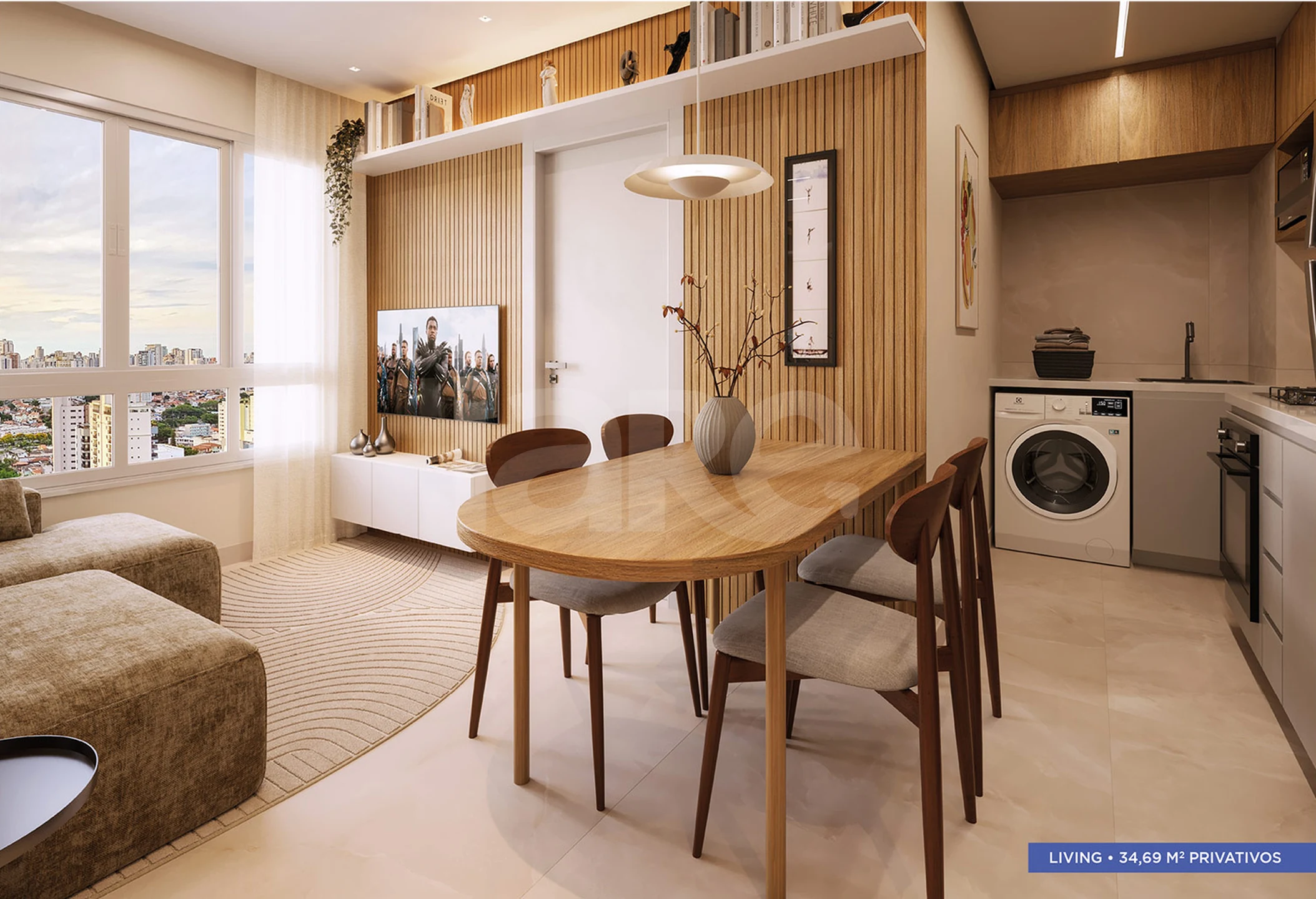 Place Condomínio Clube - Apartamento com 34,69 m², em Vila Silviânia — foto 3