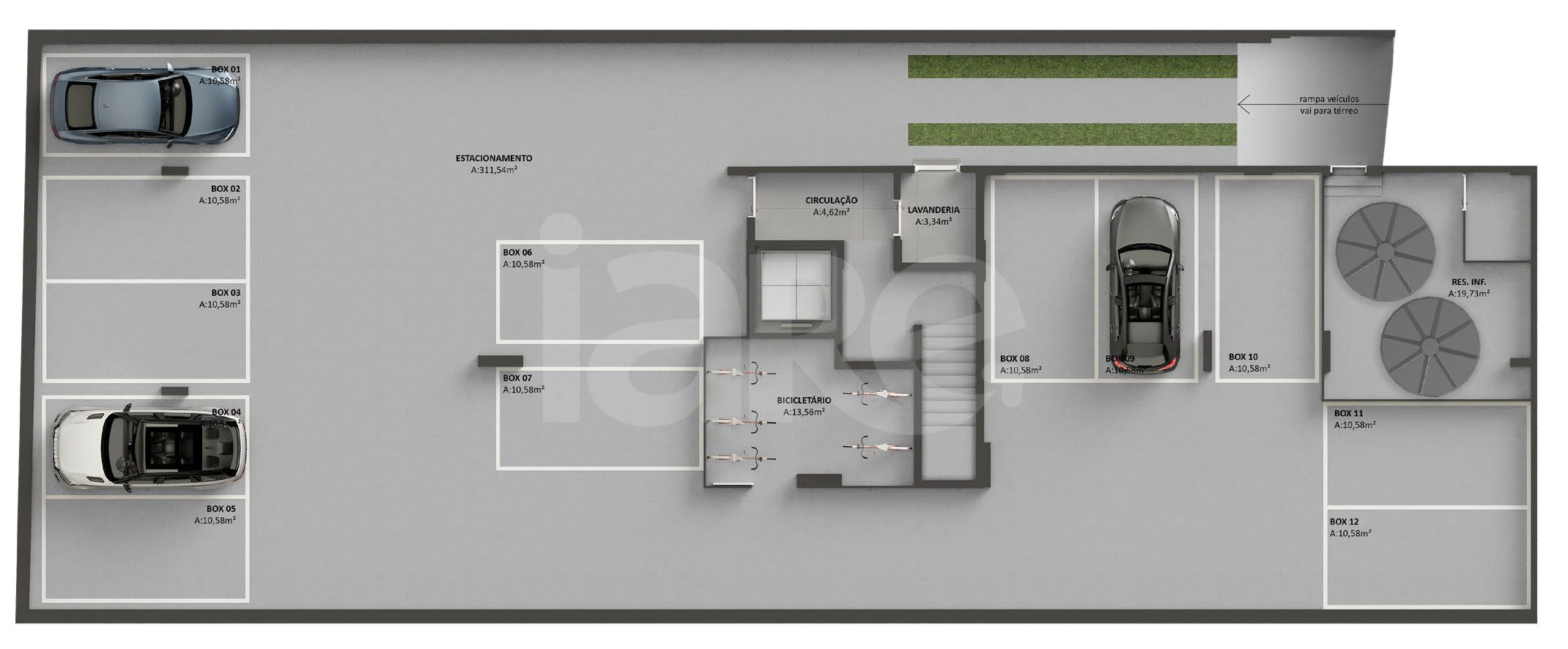 Planta — Pavimento subsolo