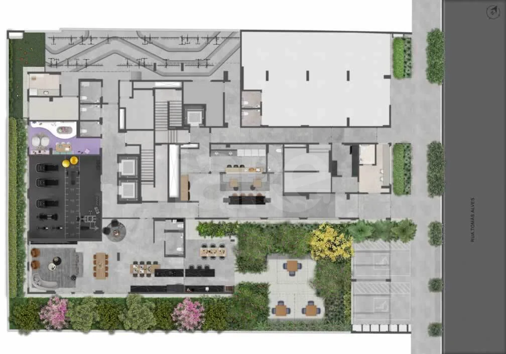 Planta — Pavimento lazer