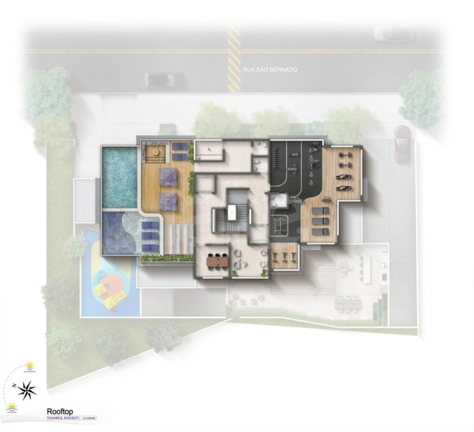 Planta — Pavimento rooftop