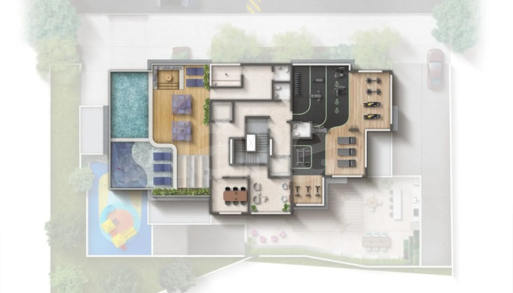 Planta — Pavimento rooftop