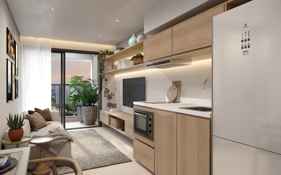 Helbor Collage Bela Vista - Apartamento com 38,16 m², em Bela Vista — foto 2