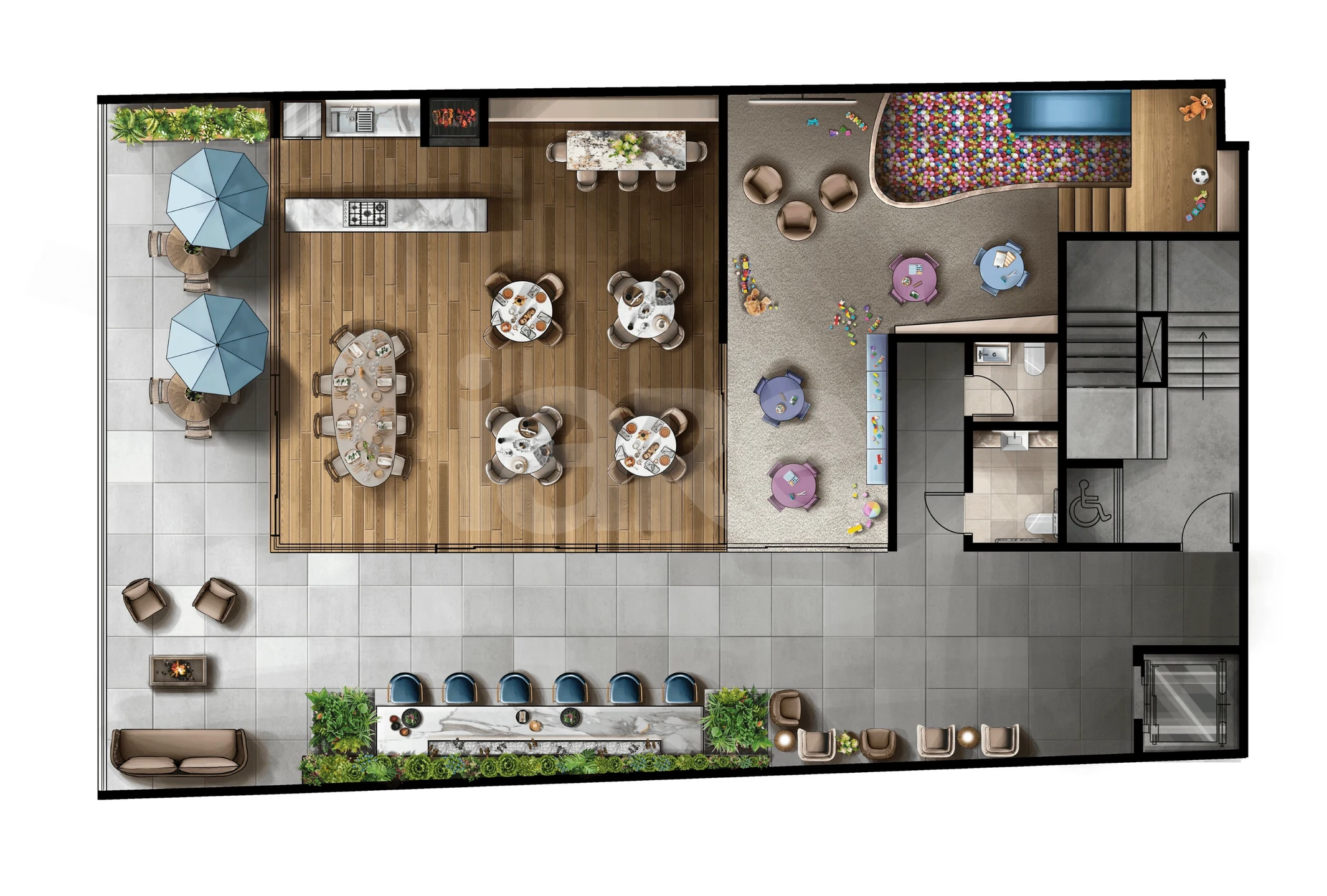 Planta — Pavimento lazer 01