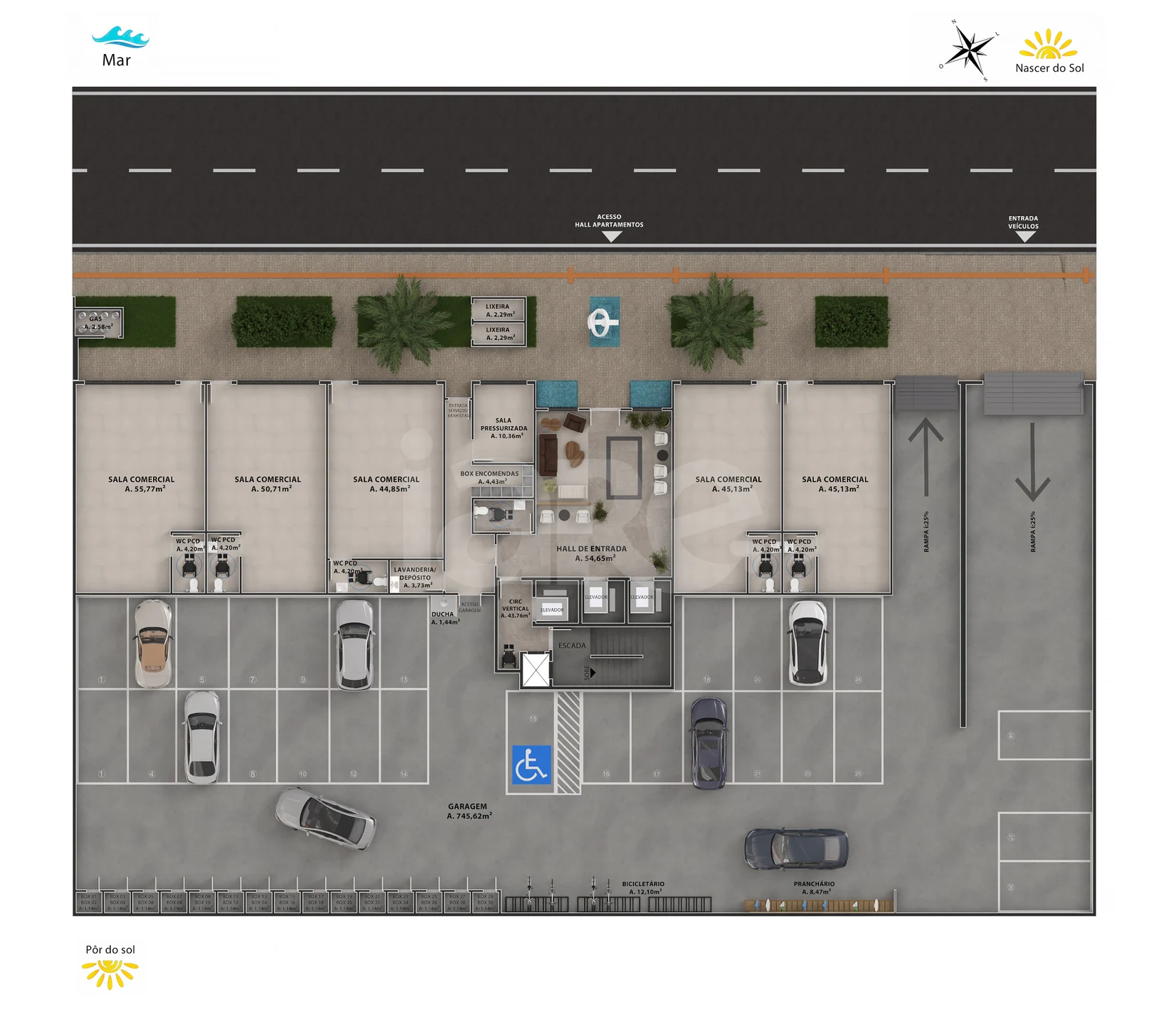 Planta — Pavimento térreo 2
