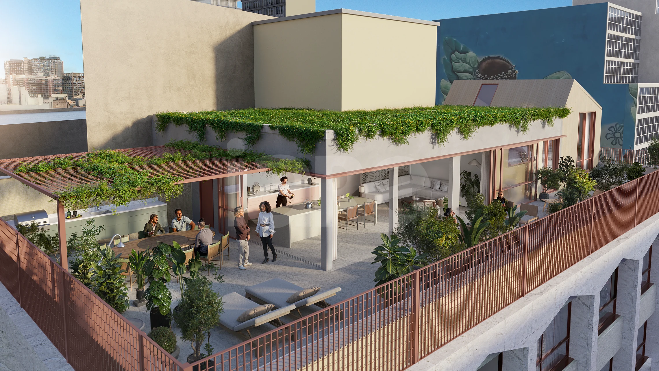 Tebas - Apartamento com 43,9 m², em Centro — foto 5