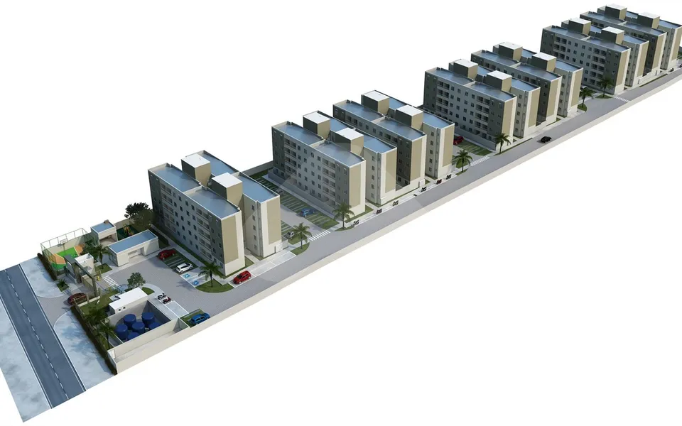 Jardim das Amoreiras - Apartamento com 40,82 m², em Cosmos — foto 8