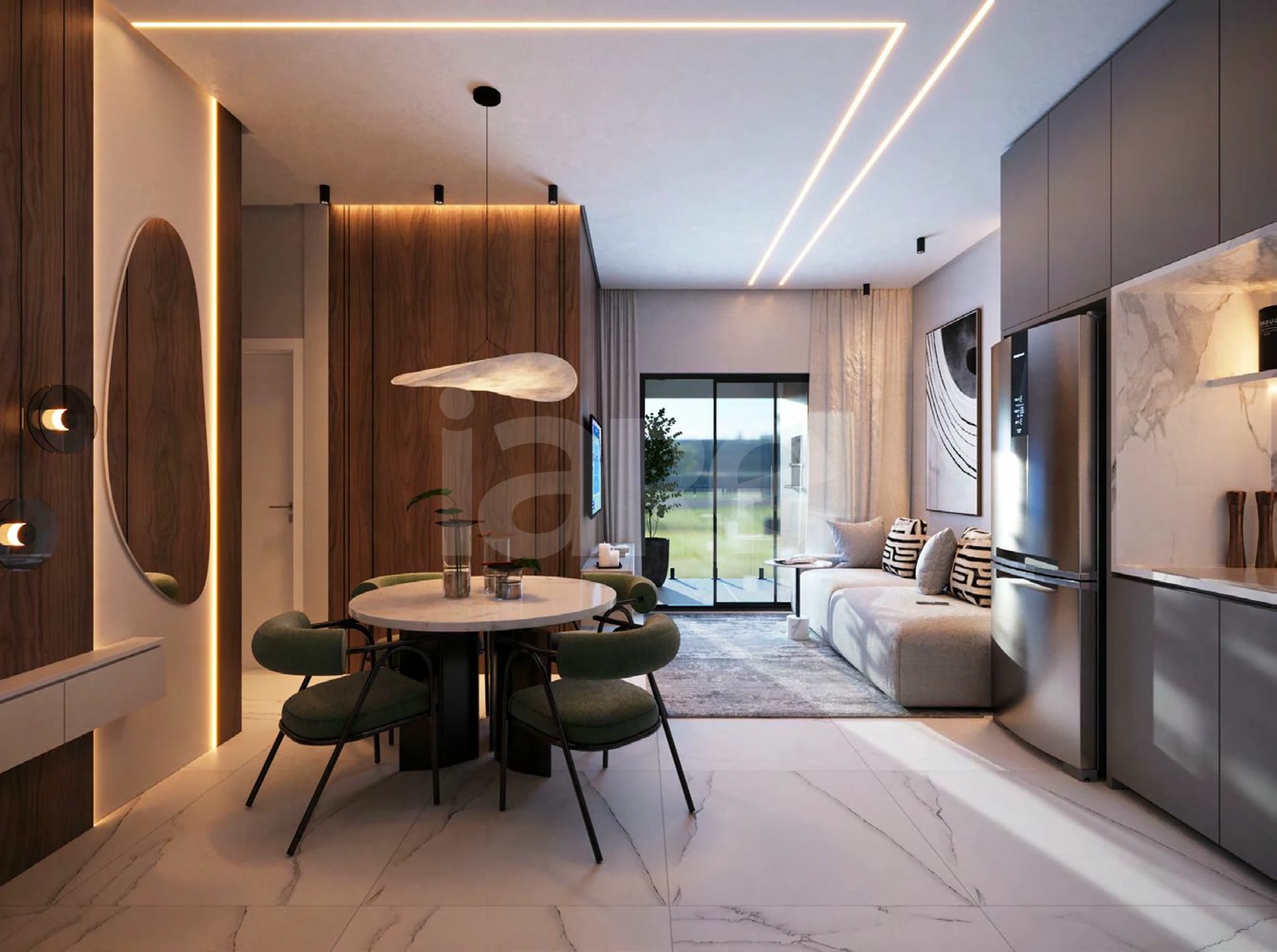 Sky View - Apartamento com 60 m², em Morretes — foto 2