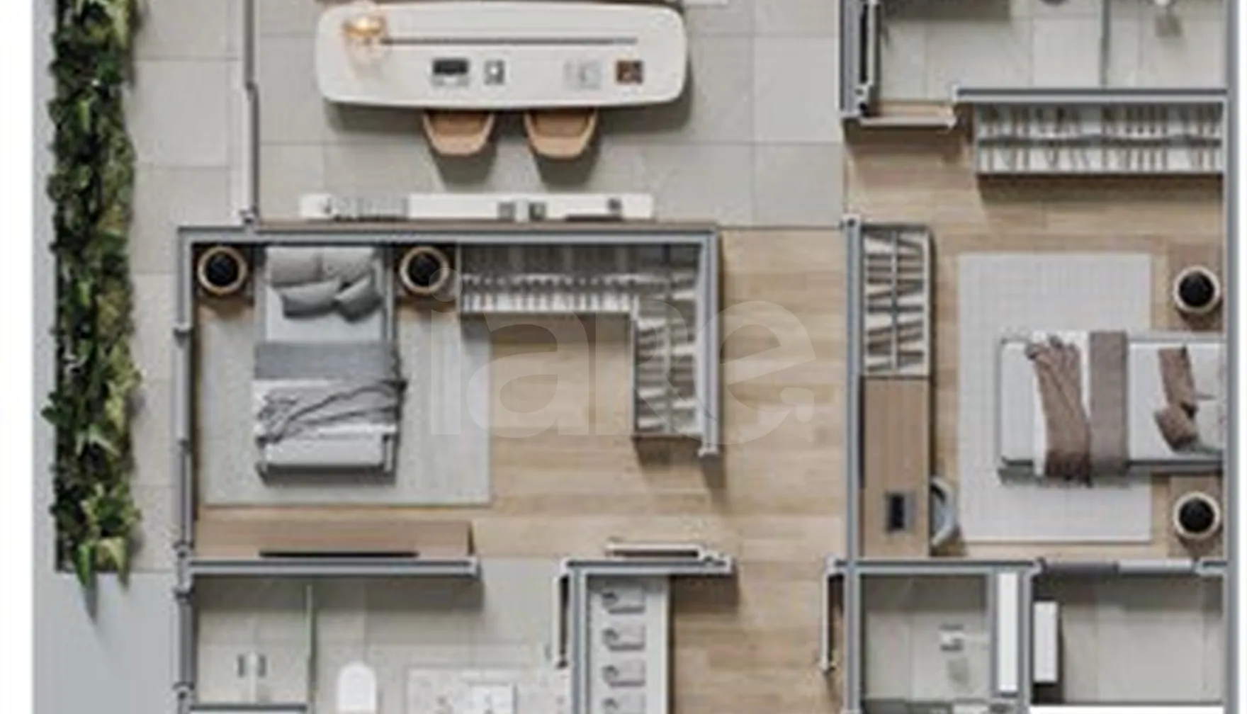 Planta — Cobertura Duplex 243,97 m²