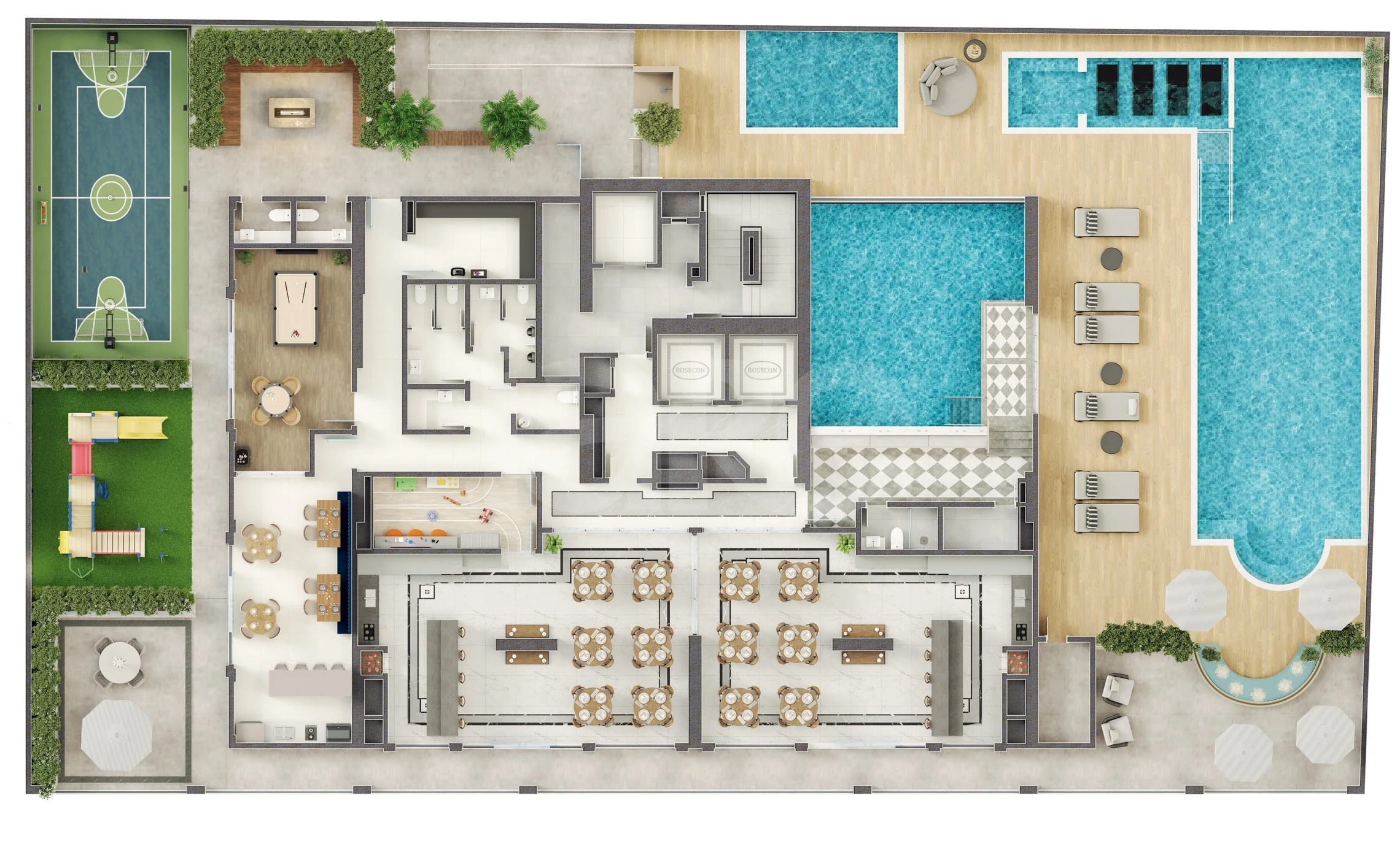 Planta — Pavimento lazer 1