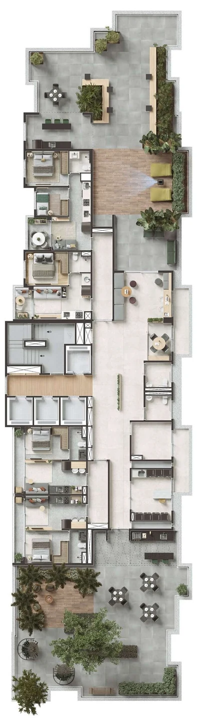 Planta — Pavimento rooftop