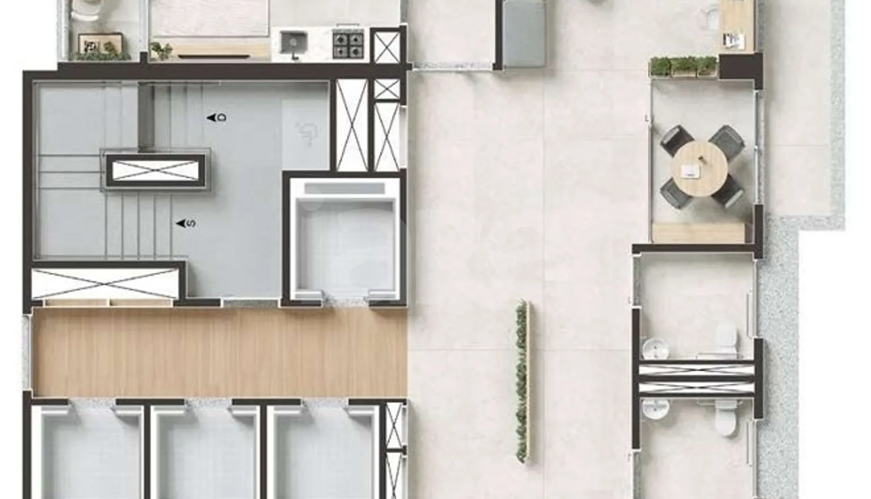 Planta — Pavimento rooftop