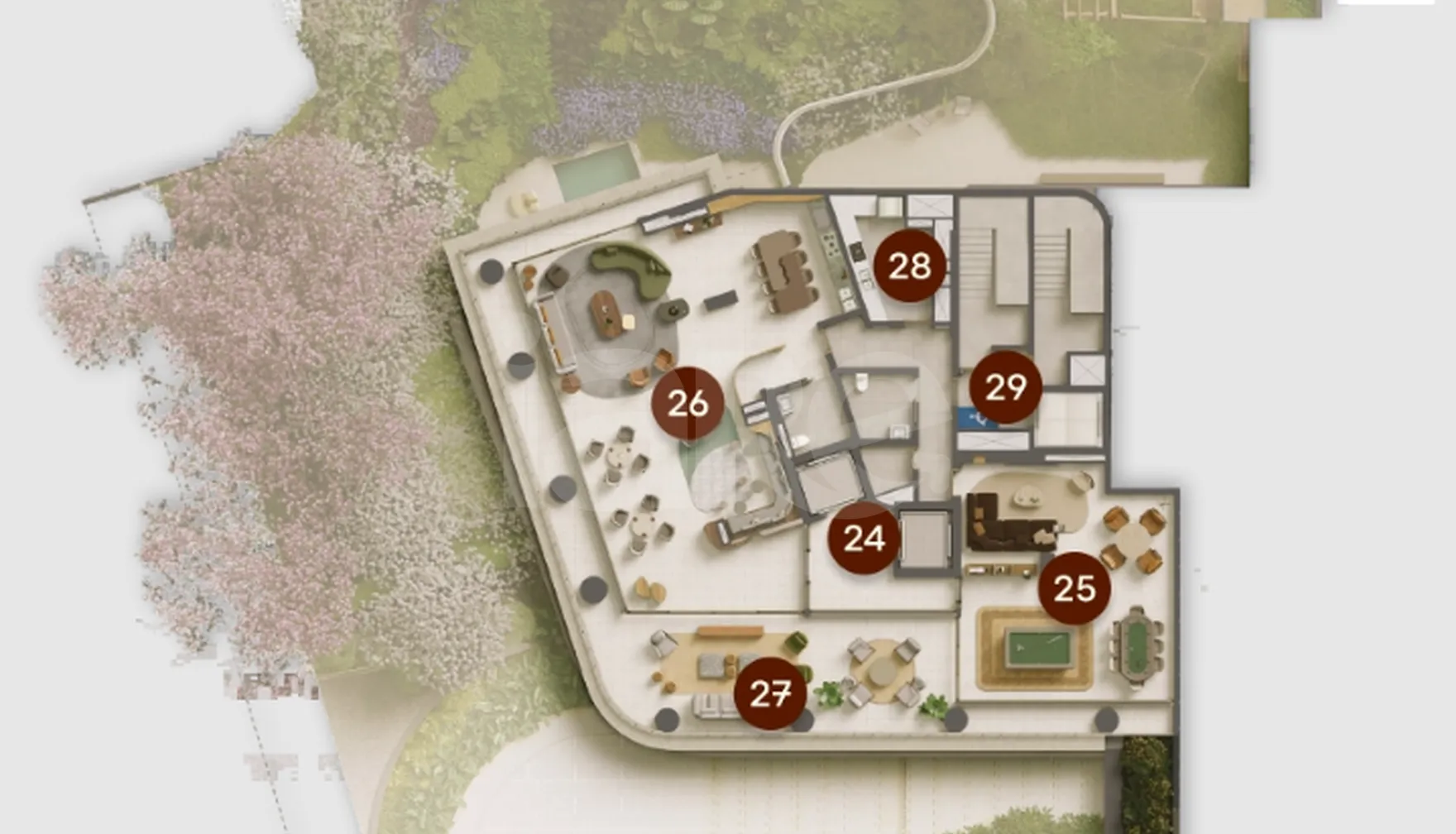 Planta — Pavimento lazer 2