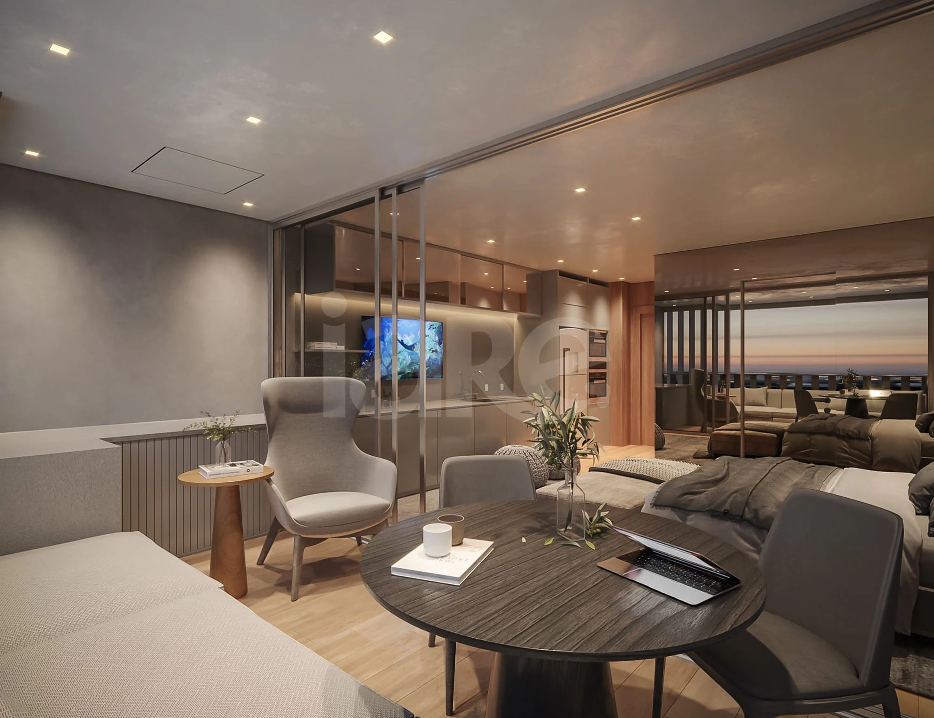 JK Square Residence - Studio com 51,82 m², em Itaim Bibi — foto 2