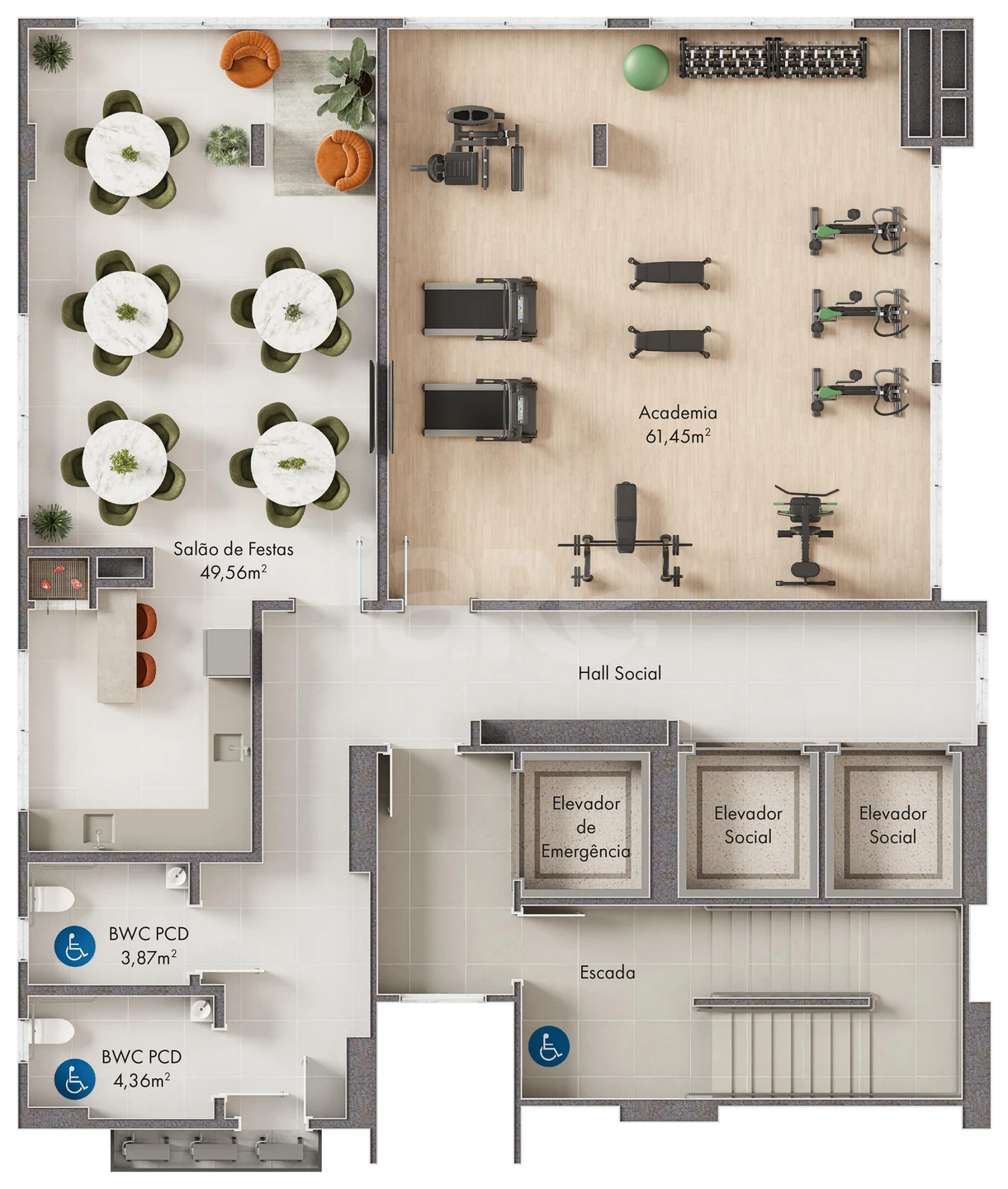 Planta — Pavimento rooftop 02
