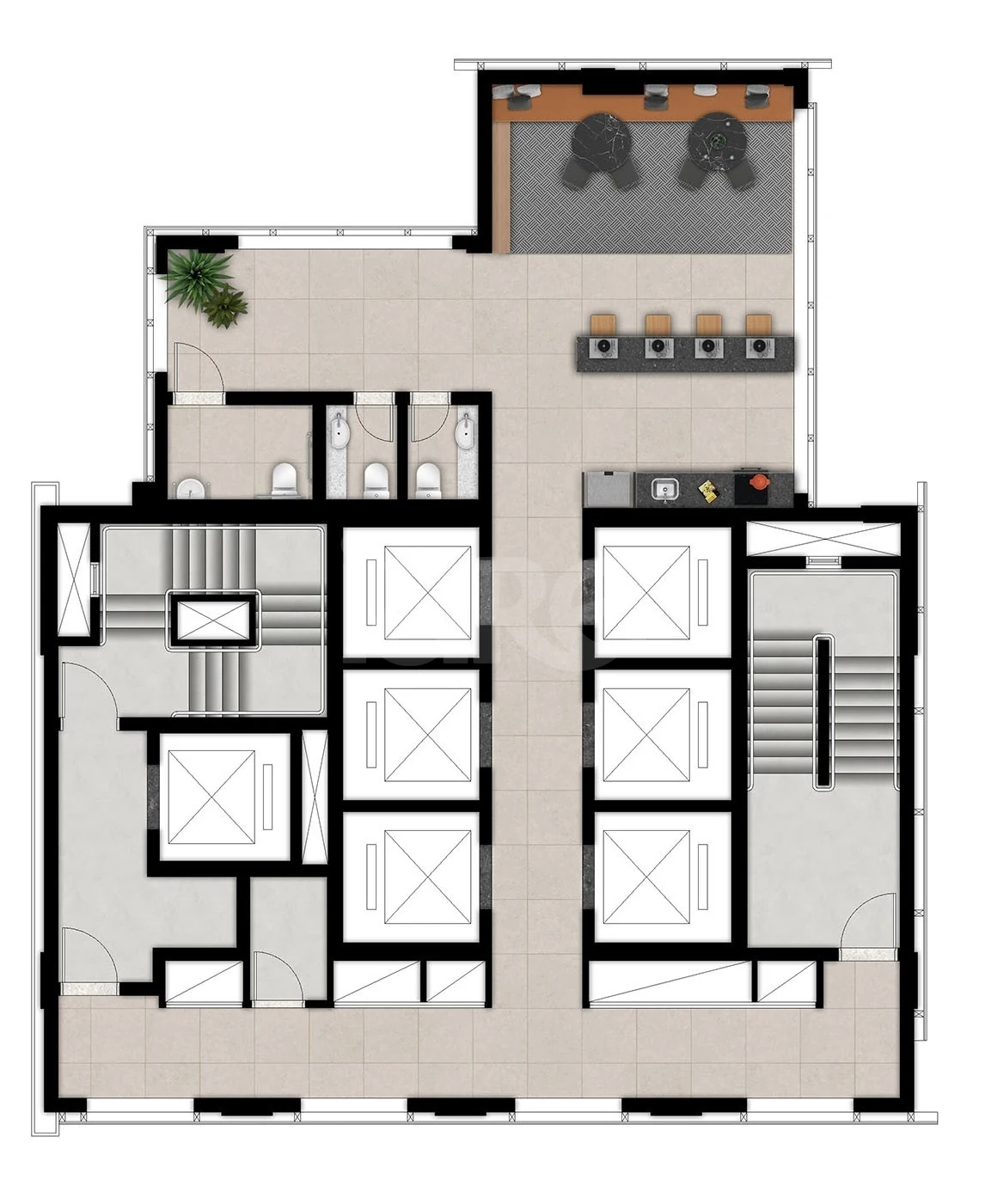 Planta — Pavimento 40