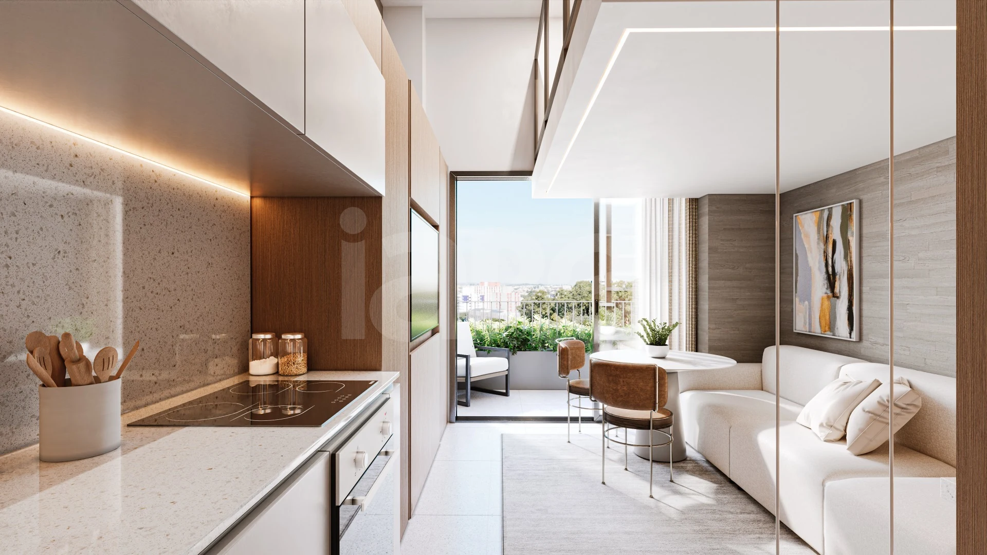 Blentt - Apartamento com 58 m², em Portão — foto 2