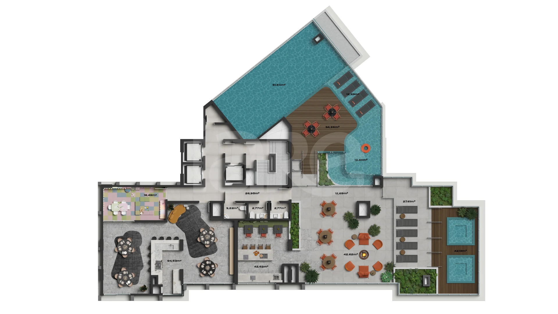 Planta — Pavimento rooftop