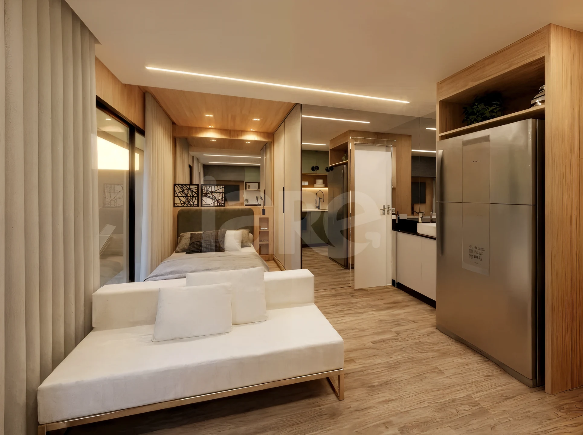 Smart Living Portão - Studio com 18,45 m², em Portão — foto 19