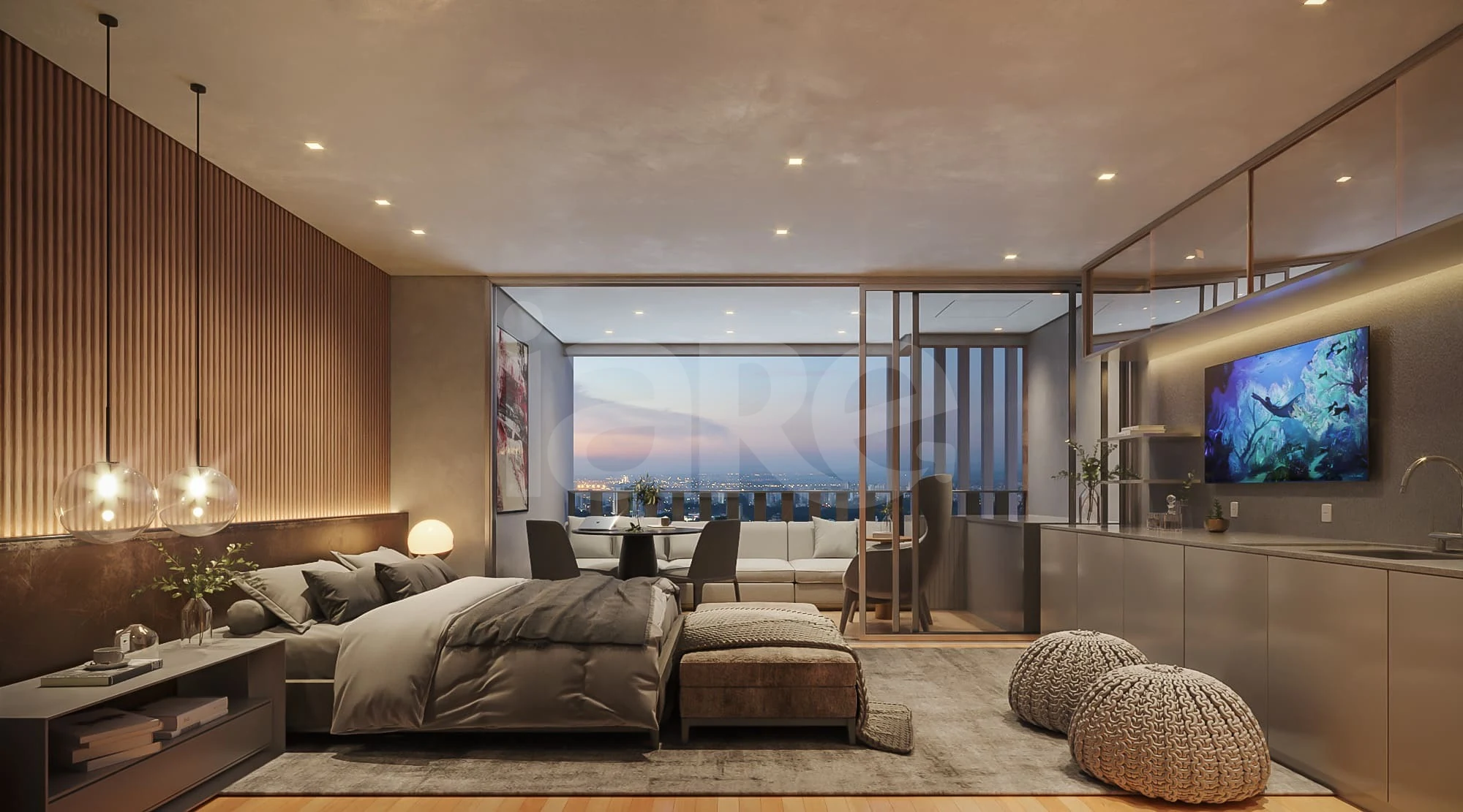 JK Square Residence - Studio com 51,82 m², em Itaim Bibi — foto 5
