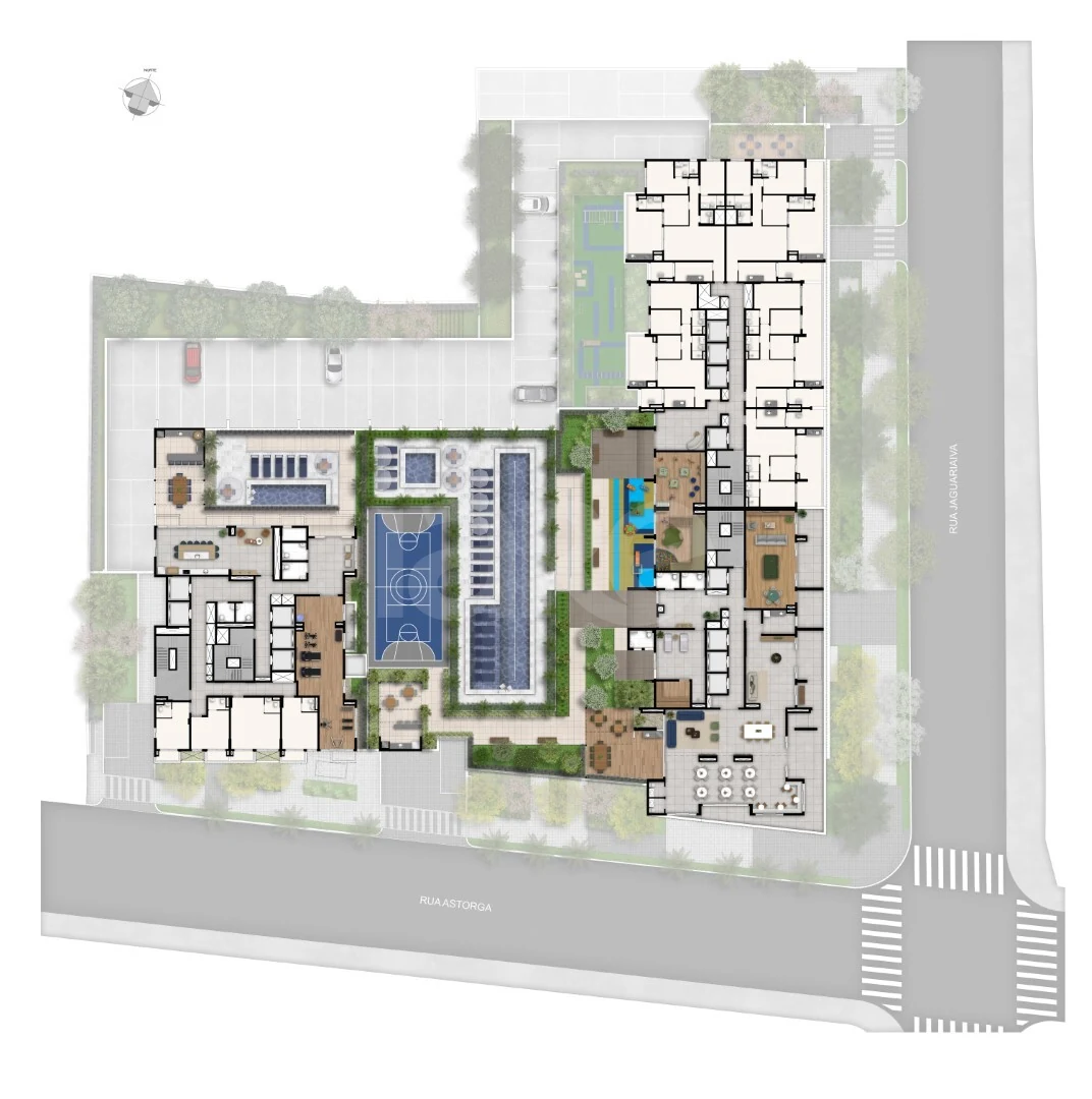 Planta — Pavimento lazer 1