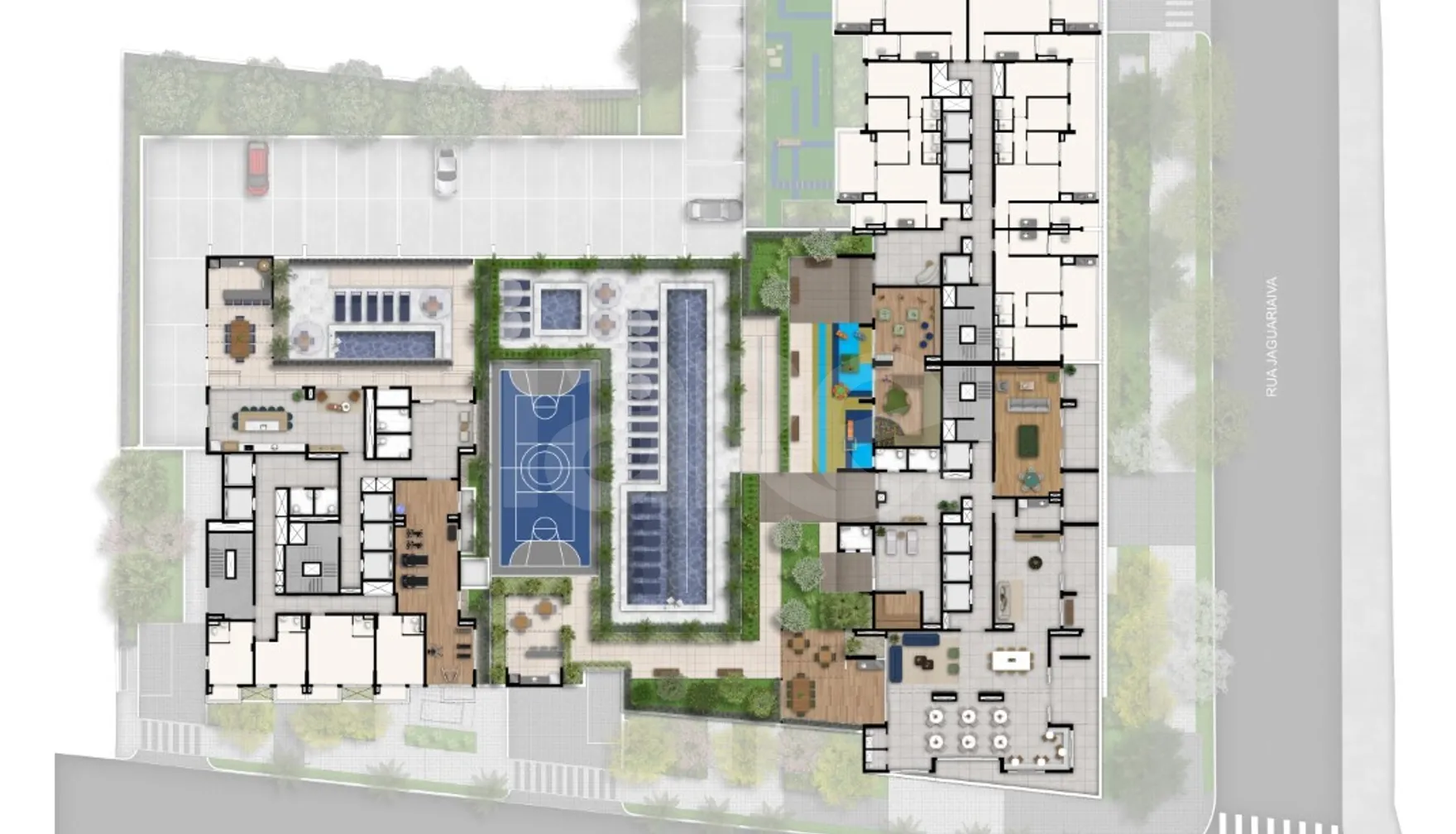 Planta — Pavimento lazer 1