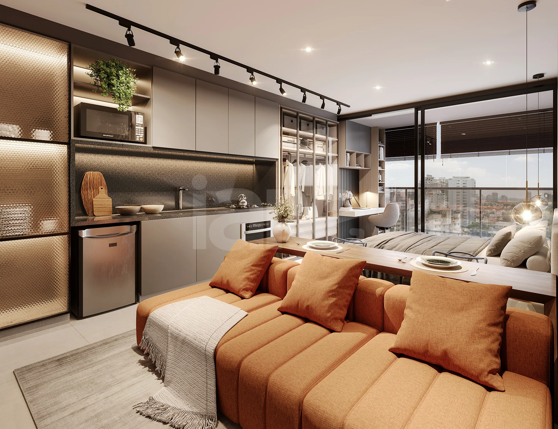 Canal One - Studio com 36,46 m², em Santa Helena — foto 3