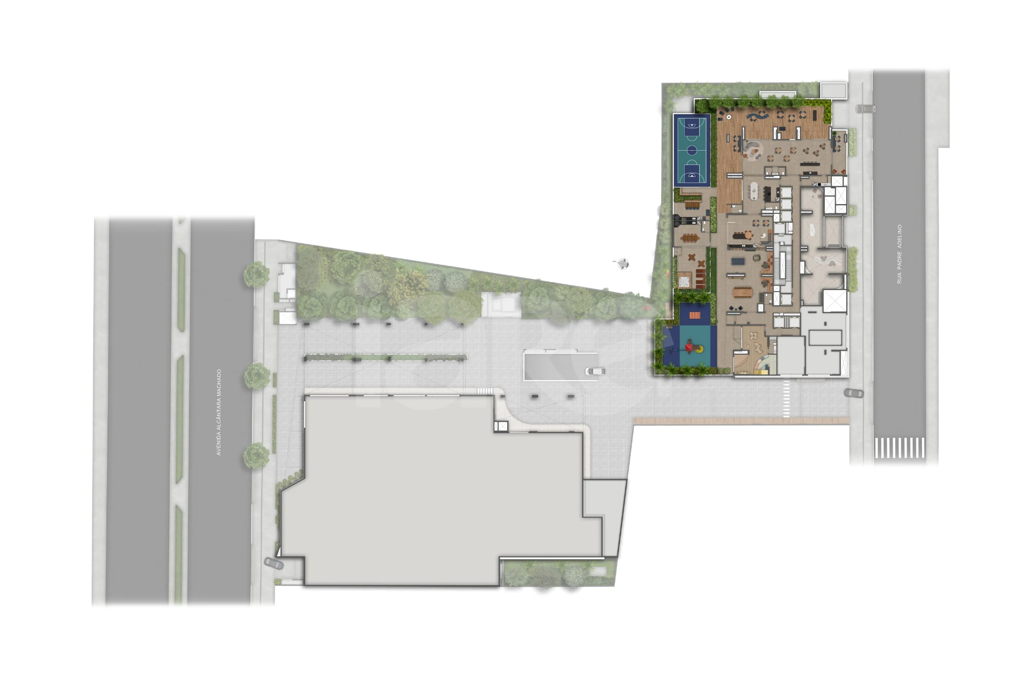 Planta — Pavimento lazer