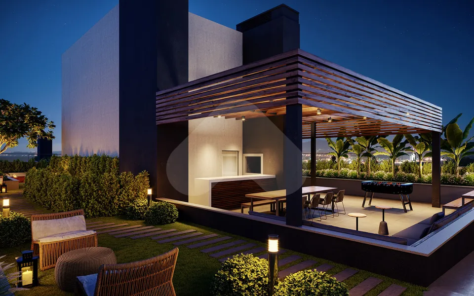 Giardino - Apartamento com 63,3 m², em Petrópolis — foto 4