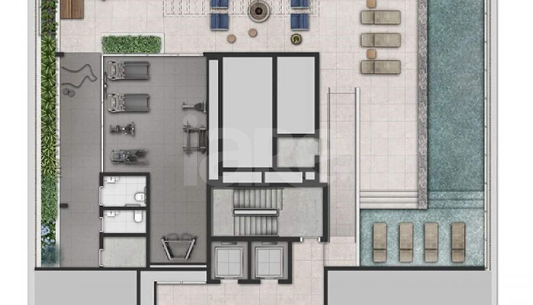 Planta — Pavimento rooftop